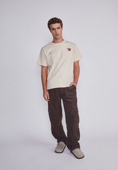 Pantalon Hombre Cargo Cotele Cafe Sioux